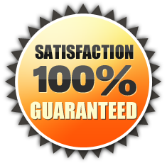 100% satisfaction guarantee