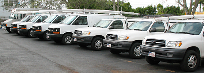 we have a full fleet of emergency response vehicles